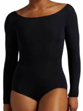 Capezio Black Long Sleeve Leotard